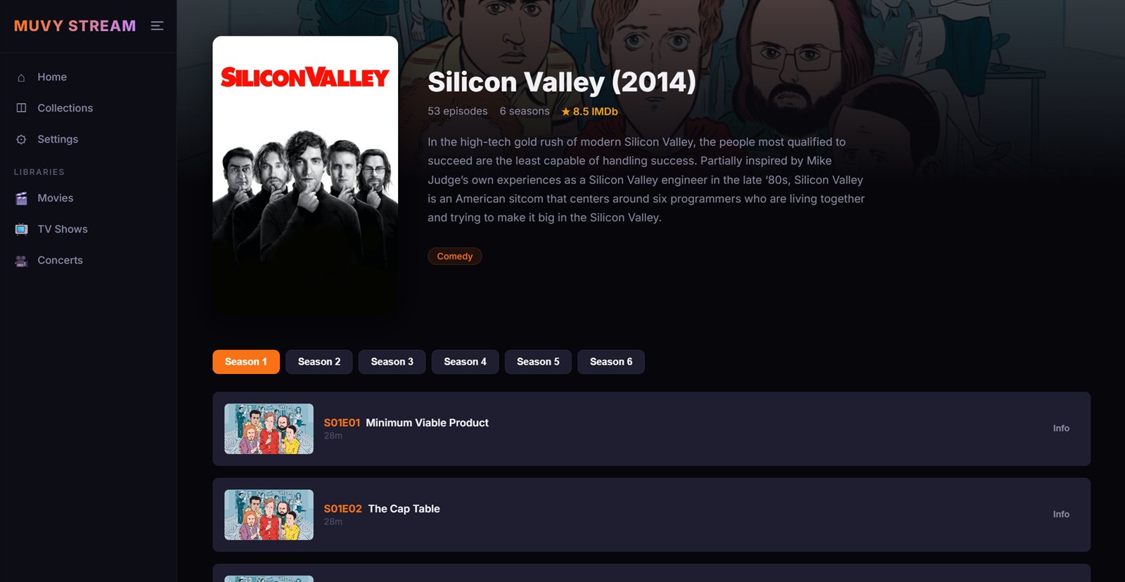 MUVY STREAM — TV Show